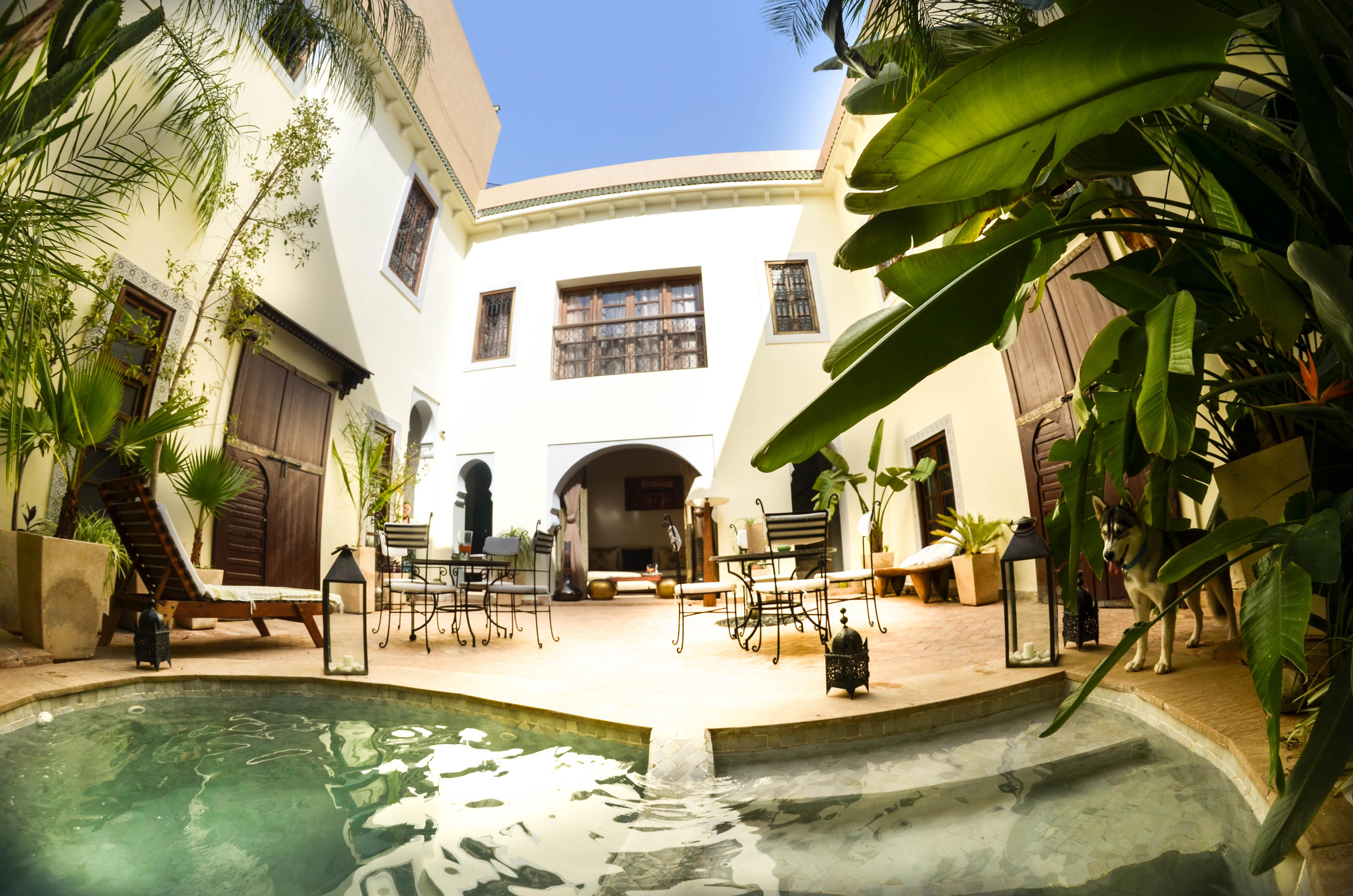 Riad Les Ammonites And Spa Marrakesh Eksteriør bilde