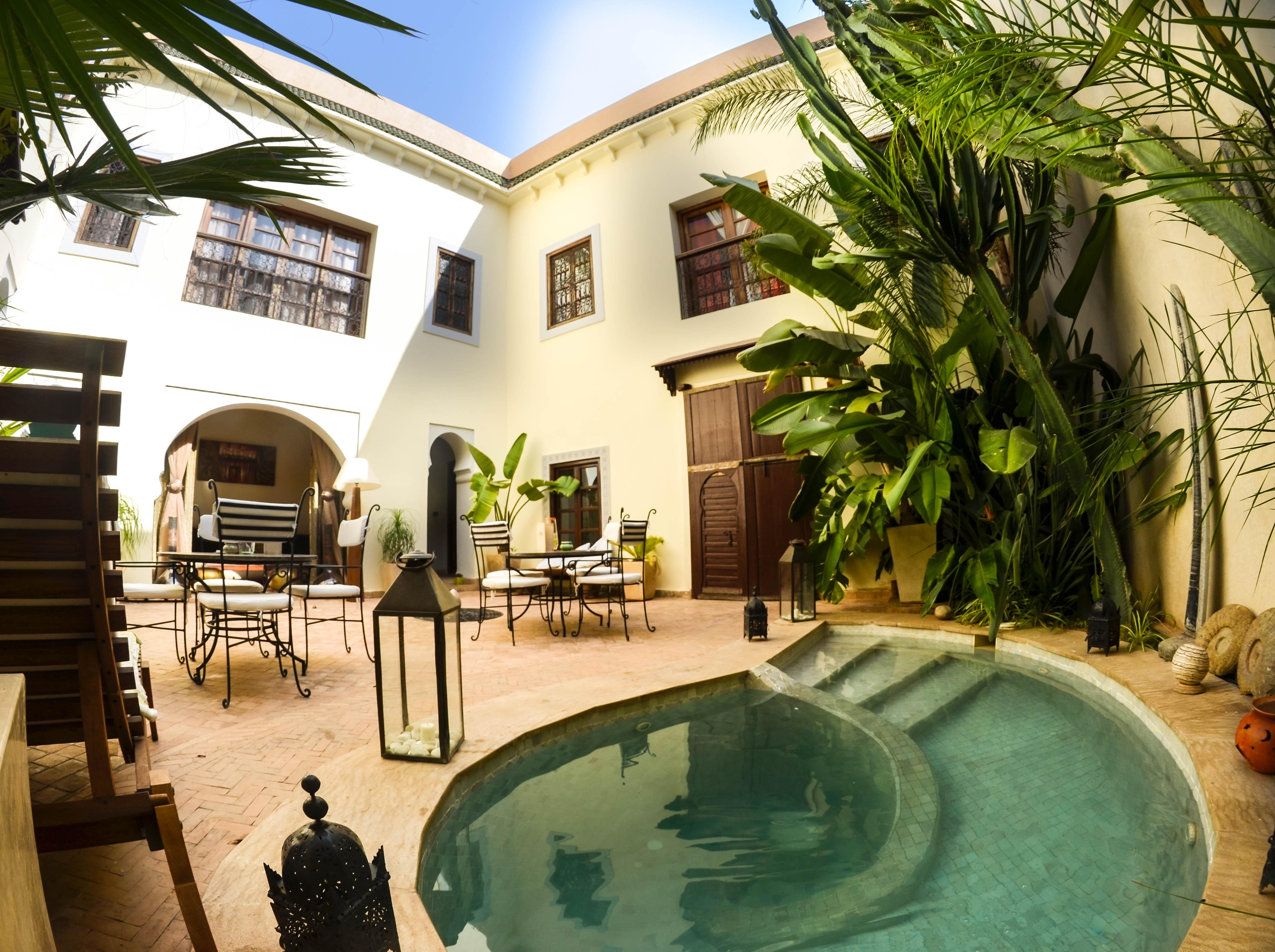 Riad Les Ammonites And Spa Marrakesh Eksteriør bilde